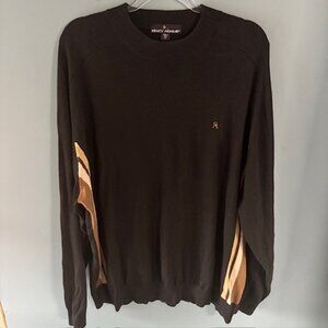 Vintage Stacy Adams 90s Wool Sweater 2XL Grandpa Oversized Crewneck Retro Preppy